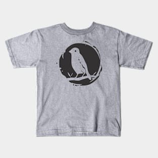 retro bird Kids T-Shirt